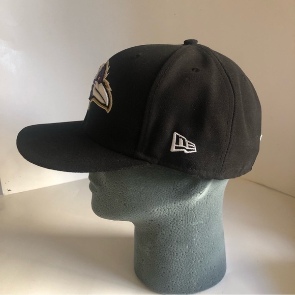 NFL Baltimore Ravens Off Field New Era 59FIFTY Fitted Hat Size 7 3/8 - Picture 2 of 9